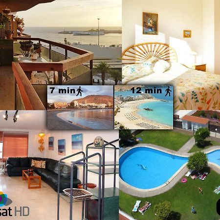 Jardin Canario Primera Linea De Playa 로스크리스티아노스 외부 사진