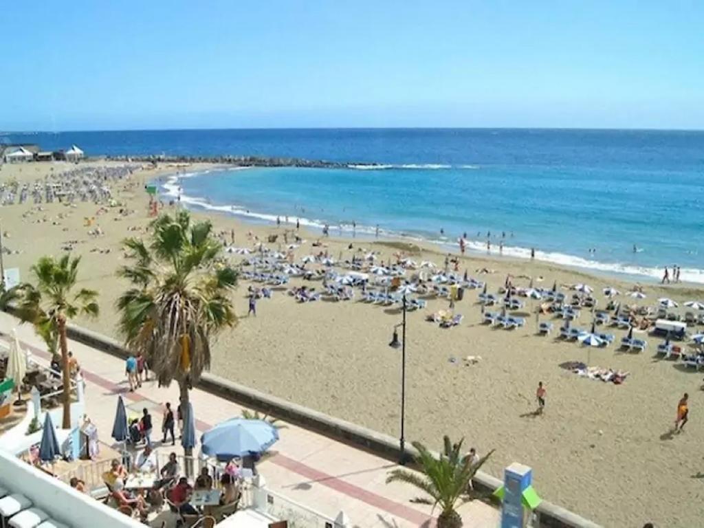 Jardin Canario Primera Linea De Playa 로스크리스티아노스 외부 사진