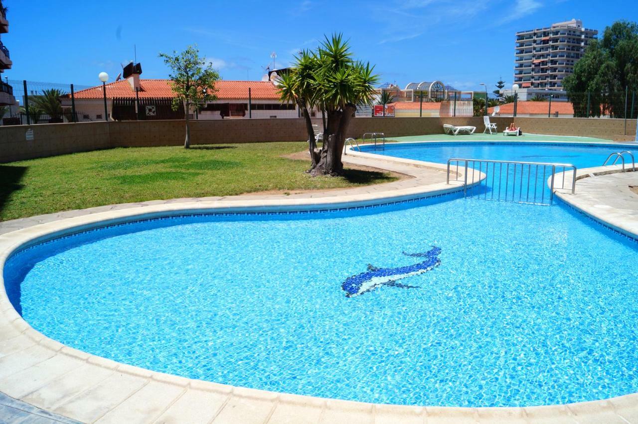 Jardin Canario Primera Linea De Playa 로스크리스티아노스 외부 사진